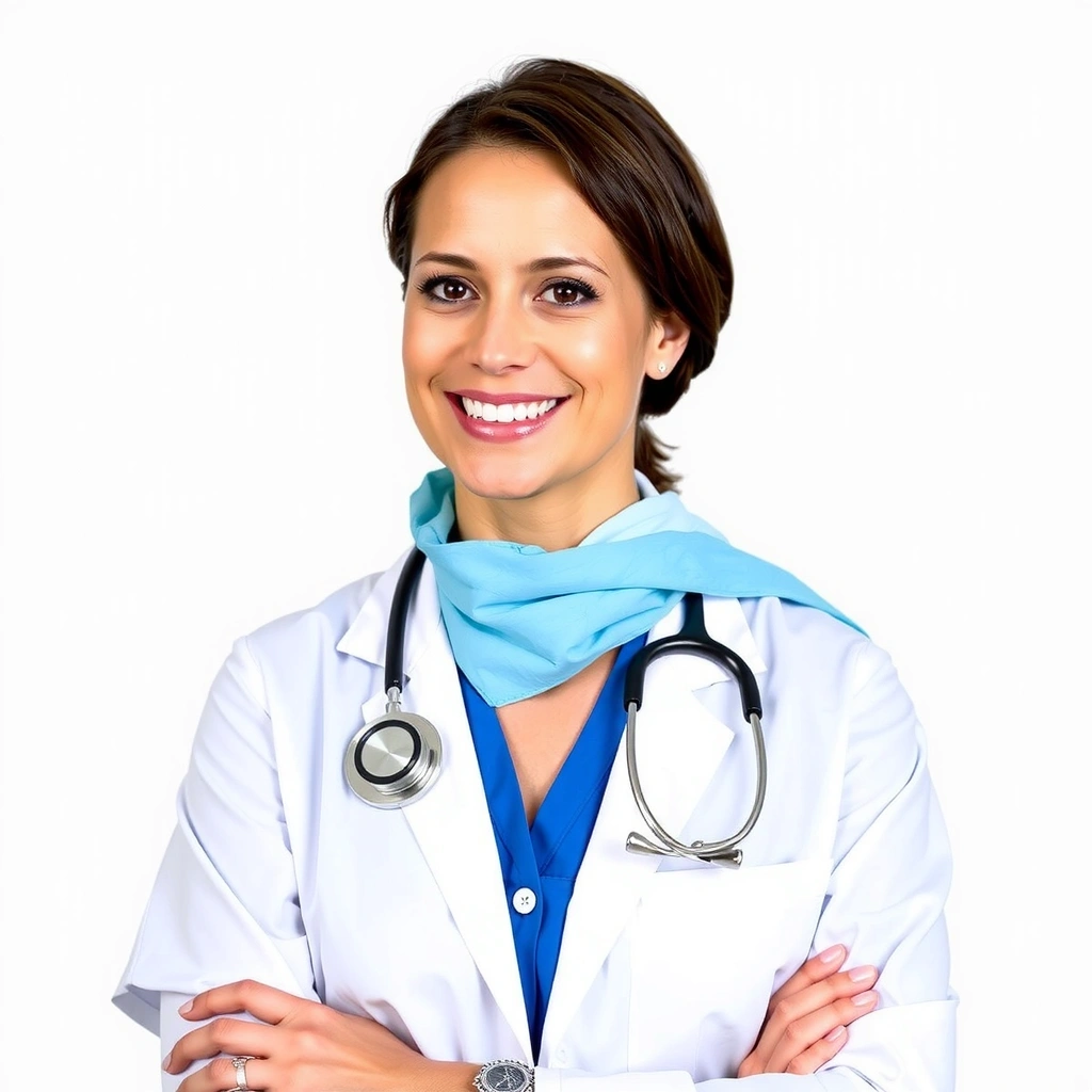 Portretul Dr. Ana Popescu, nutriționist certificat.